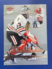 2005-06 Fleer Ultra Hockey Ice Medallion Parallel #47 Nikolai KHABIBULIN #/100
