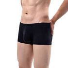 Male Underwear Boxer Brief Trunks Underpants Comfort Mesh Quick-Drying