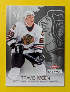 2003-04 Titanium Retail #107 Travis Moen Rookie  009/750 ....09 - Imagen 1 de 2