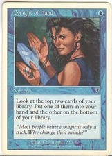 SLEIGHT of HAND X1   MAGIC Mtg  7TH EDITION  MINT/NEAR MINT (M/NM) UNPLAYED!