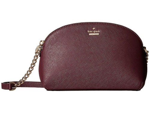 Kate Spade Tracolla a tracolla donna in legno di ciliegio Cameron Hilli Saffiano (K5994)