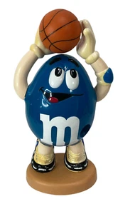 Vintage M&M Peanut MM Blue Basketball Player Candy Dispenser 13 inch Collectible - Picture 1 of 10
