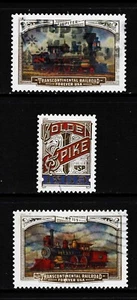 OFF paper #5378-80 Transcontinental Railroad (used set of 3)Forever 2019 _f260 - Picture 1 of 1