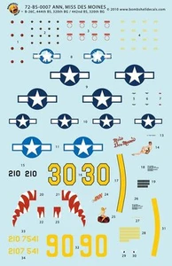 Bombshell 72BS0007 1/72 B-26C Plünderer, plündernder Esquire Mädchen - Bild 1 von 3