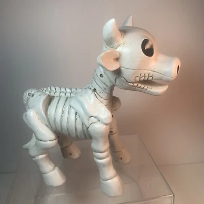 "Esqueleto de vaca toro decoración de Halloween ~ figura de resina estatua 6,5"" de alto" Foto 1 de 4