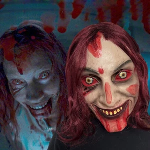 Cosplay Evil Dead Rise Demon Ellie Mask Halloween Scary Evil Ghost Mask Props - Picture 1 of 10