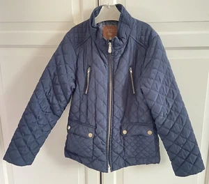 Zara Navy Quilted Jacket Age 9-10 Years - Picture 1 of 6