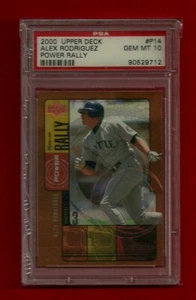 2000 Upper Deck Power Rally P14 Alex RODRIGUEZ MARINERS PSA 10 GEM MINT POP 10 - Bild 1 von 1