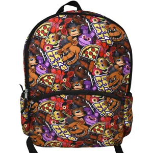 Five Nights At Freddys All Over Print 16" Large school Backpack Book Travel Bag - Picture 1 of 1