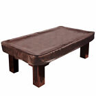 Housse de table de billard en cuir marron 8 pieds Sfels-701