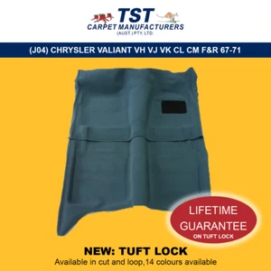MOULDED CAR CARPET FITS (J04) CHRYSLER VALIANT VH VJ VK CL CM F&R 67-71 - Picture 1 of 30