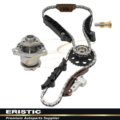 Kit de bomba de agua de cadena de distribución para 06-16 Volkswagen Touareg Audi Q7 3,6 L V6 DOHC Foto 1 de 4