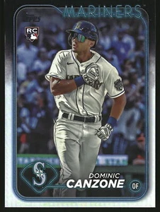2024 Topps #195 Dominic Canzone Rainbow Foil - Bild 1 von 2