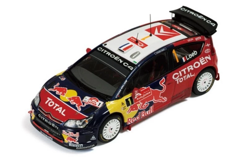 1/43 CITROEN C4 WRC #1 RED BULL JAPAN 2008 LOEB ELENA IXO RAM343 - Immagine 1 di 1
