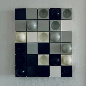 Flemming Hvidt Vintage Danish Wall Panel “Multi Art” by Quality System Pop Art - Bild 1 von 9