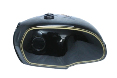 Tanque de combustible de gasolina para BMW R100S R100Cs R100Rs R100Rt negro con línea dorada Foto 1 de 4