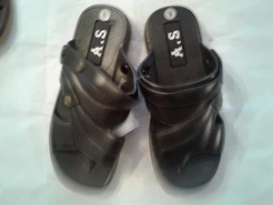 NEW MANS BEACH summer  brown  GLADIATOR  SANDALS     BY A.S. - Picture 1 of 2