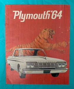 1964 Plymouth "FURY / SAVOY +" - Original CANADIAN Car Brochure / Catalog - Imagen 1 de 7