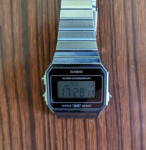 Casio A700WE Ultra thin Dress/Casual Water Resistance Watch - Picture 1 of 3