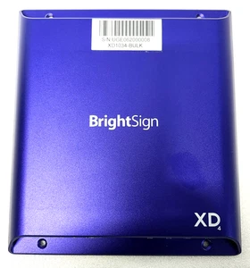BrightSign XD4 XD1034 Digital Signage Expanded I/O Media Player Blue Wired HDMI - Picture 1 of 9