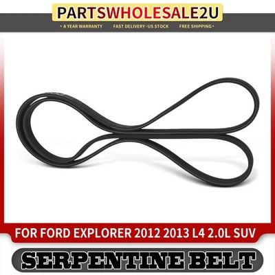 Cinturón serpentino 86,76 pulgadas para Ford Explorer 2012 2013 L4 2,0 L SUV gasolina BB5Z8620A Foto 1 de 4