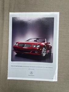 Mercedes Benz 2007 SL Class Magazine Advertisement Ad - Picture 1 of 2