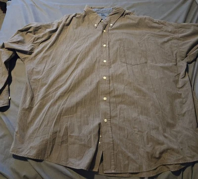 Мужской пуловер Saddlebred коричневый размер XL из хлопковой смеси пикетированный - Изображение 1 из 4