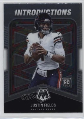 2021 Panini Mosaic Introductions Justin Fields #I-4 Rookie RC - Image 1 of 3