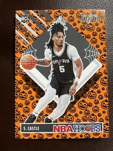 2024-25 NBA Hoops Haunted Hoops Orange Stephon Castle Rookie Card  - Bild 1 von 2
