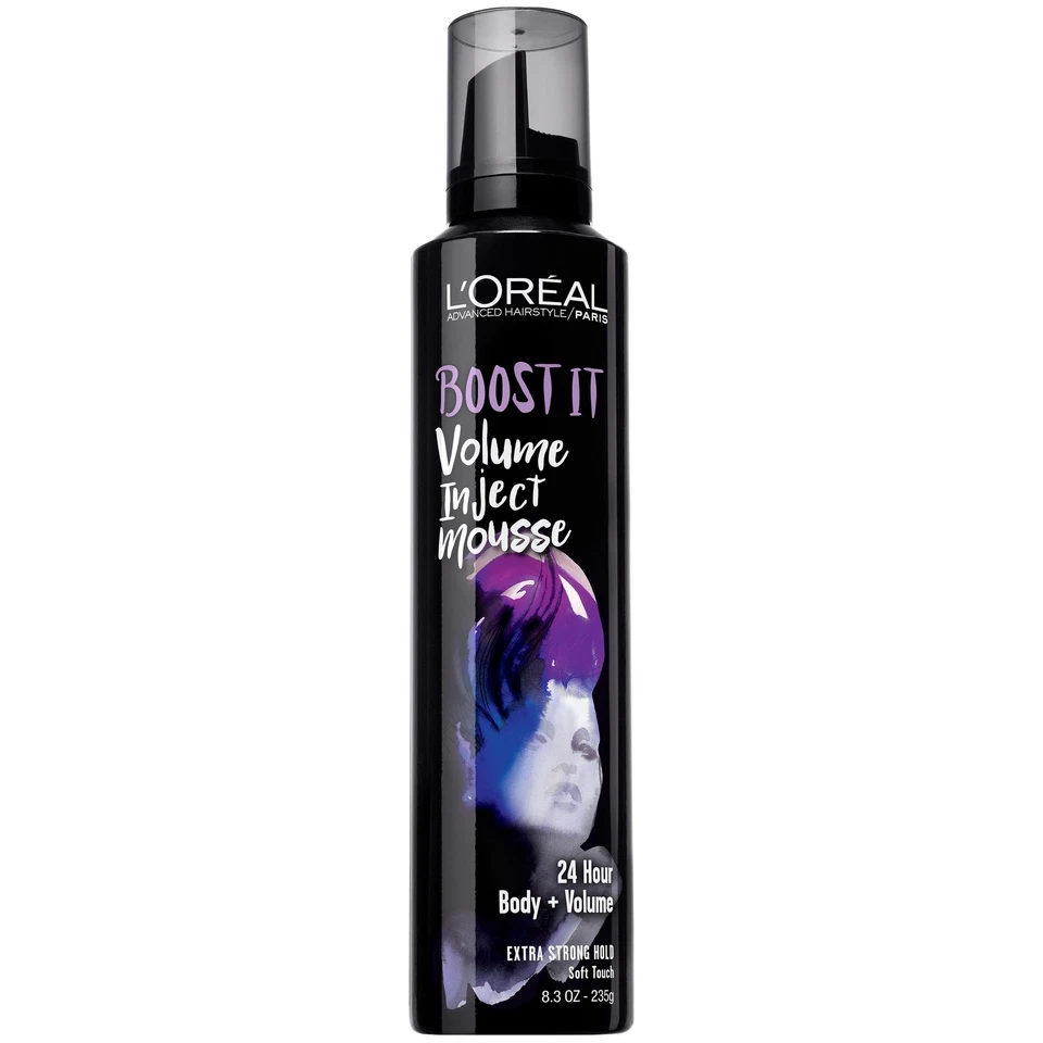 4 Loreal Boost It Volume Inject Mousse Advanced Hairstyle Extra Strong Hold