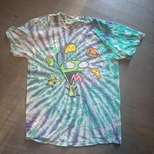 Nickelodeon INVADER ZIM Größe Small Batik Kurzarm Grafik T-Shirt. A - Bild 1 von 5