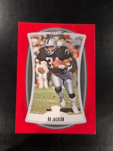 2022 Panini Player of the Day BO JACKSON Red #81 Oakland Raiders - Picture 1 of 3