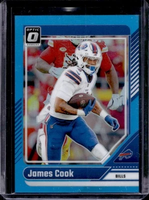 2024 Donruss Optic James Cook Aqua #5/299 Bills - Image 1 of 2