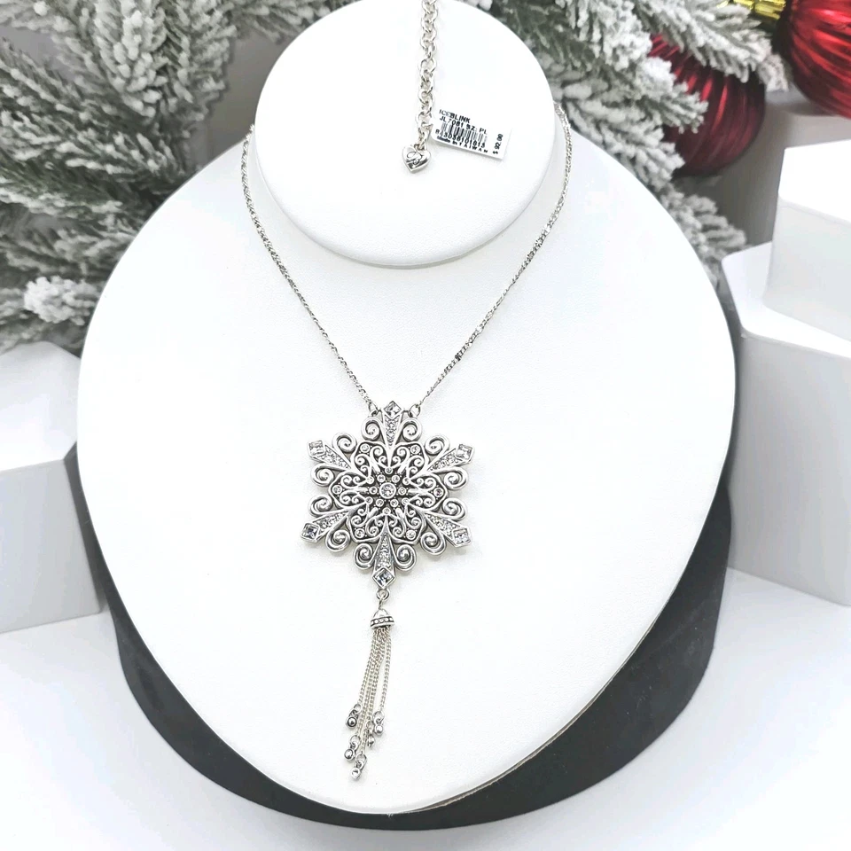 Brighton Iceblink Snowflake Necklace Style JL7081