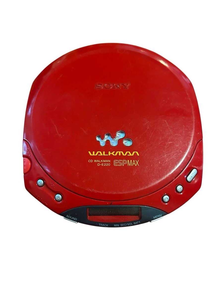 【新品未開封】ソニー SONY CDウォークマン D-EJ360 レッド Vintage Sony D-EJ360 Red CD Player Discman Walkman PSYC Fully