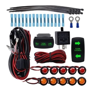ATV Turn Signal Kit with Switch Flasher for Can-Am Rhino - Picture 1 of 8