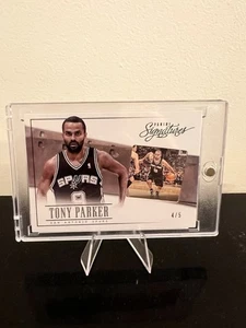 2013-14 Panini National Treasures Signatures Tony Parker /5 - Picture 1 of 5