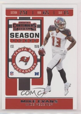2019 Panini Contenders Season Ticket Mike Evans #82 - Image 1 of 2