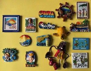 Souvenir fridge magnet - Cape Verde & Cuba - Foto 1 di 31