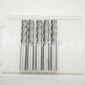 5x 1/4'' 6mm High Quality Carbide CNC Four 4 Flute Spiral Bit End Mill CEL 22mm - Picture 1 of 1