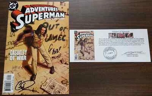 The Adventures of Superman (1987) #632 unbagged SIGNED Greg Rucka & Gene Ha - Picture 1 of 6