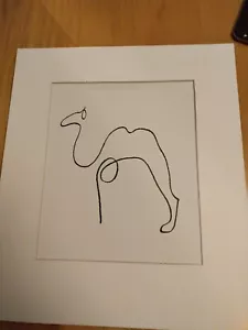 Ikea Markaryd 1999 Picasso Camel 19662 Unframed On Thick Board. - Picture 1 of 8