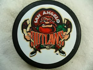 CHL San Angelo Fuorilegge Vintage League Logo Ufficiale Hockey Disco Collezione Dischi - Foto 1 di 2