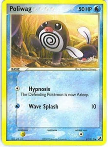2x (UNSEEN-067) Poliwag (C) Pokemon EX Unseen Forces Card # 67 - Picture 1 of 1