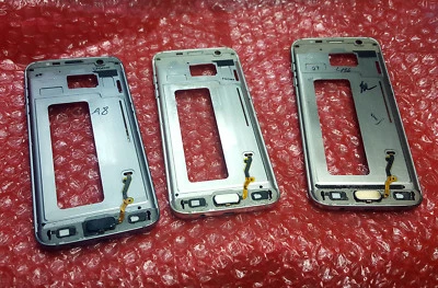 Original Middle Frame Housing Chassis Bezel For Samsung Galaxy S7 Edge SM-G935 - Image 1 of 2