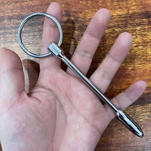 Stainless Steel Urethral Plug Male Stretching Penis Sounding Metal Rod Dilator - Picture 1 of 12
