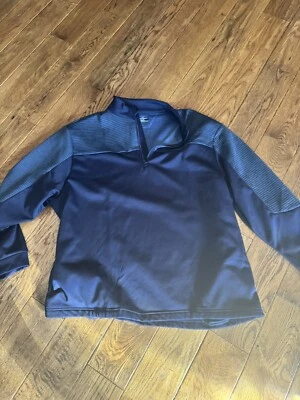 Ben Hogan Long Sleeve Quarter Zip Pullover Navy Blue Size 2x - Image 1 of 3