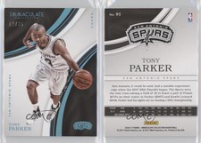 2016-17 Panini Immaculate Blue /35 Tony Parker #95 HOF