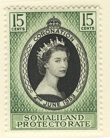 SOMALILAND 1953 CORONATION  MNH Cover