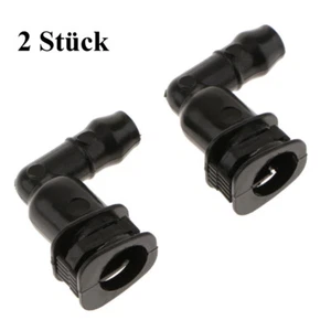 2 Stück Scheinwerfer Waschwasserleitung Verbindungs Anschlussbogen Für Auto - Bild 1 von 5